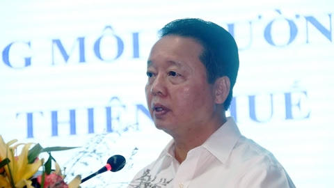 Bộ trưởng TN&MT Trần Hồng Hà. Ảnh: Quang Thành