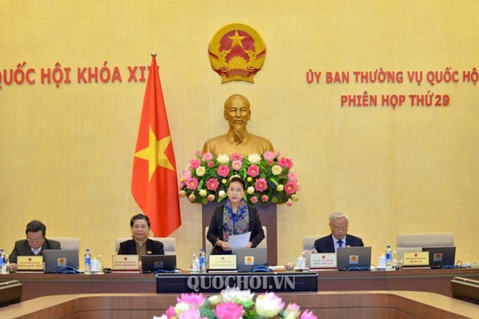 Phiên họp thứ 29 của Ủy ban Thường vụ Quốc hội