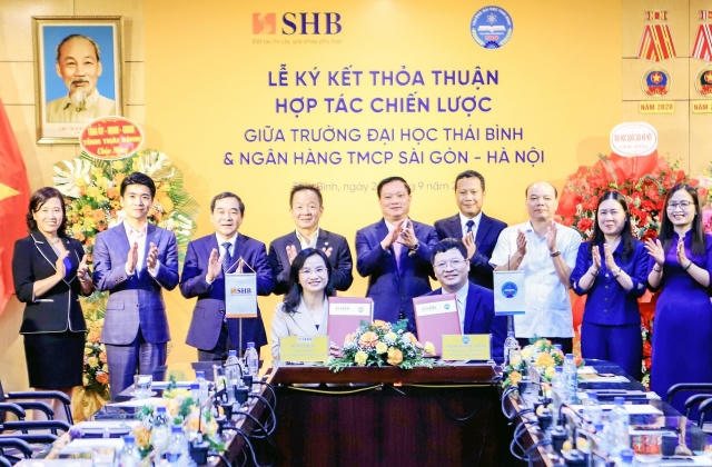 SHB hợp tác chiến lược với Đại học Thái Bình nâng cao chất lượng đào tạo và nguồn nhân lực