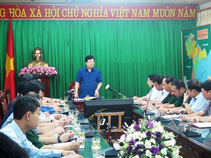 Phó Thủ tướng Trịnh Đình Dũng phát biểu chỉ đạo tại Nam Định.