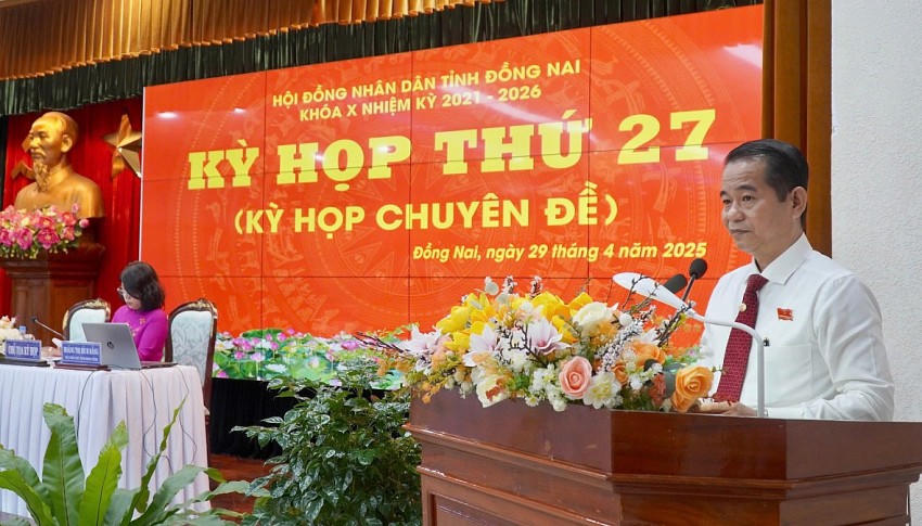 Chủ tịch HĐND tỉnh Đồng Nai Thái Bảo đề nghị UBND tỉnh khẩn trương chỉ đạo, tổng hợp đầy đủ các hồ sơ, tài liệu liên quan đến đề án sắp xếp đơn vị hành chính cấp tỉnh, cấp xã trình Bộ Nội vụ.