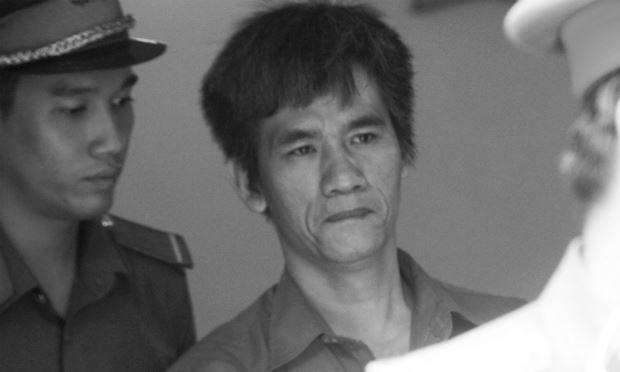 Bị cáo Hoàng Trọng Đông tại phiên xử.