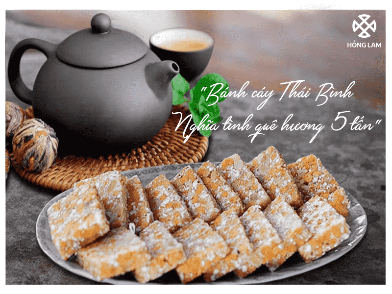 Ăn bánh cáy, uống nước trà, đậm đà hương vị quê