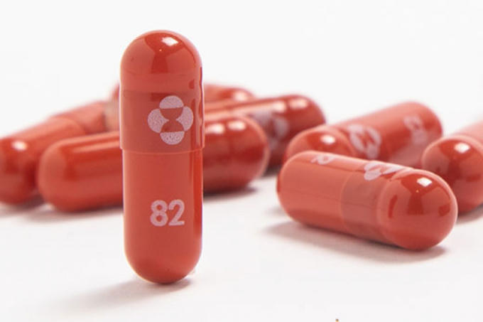 Thuốc viên kháng virus gây COVID-19 Molnupiravir của hãng Merck.