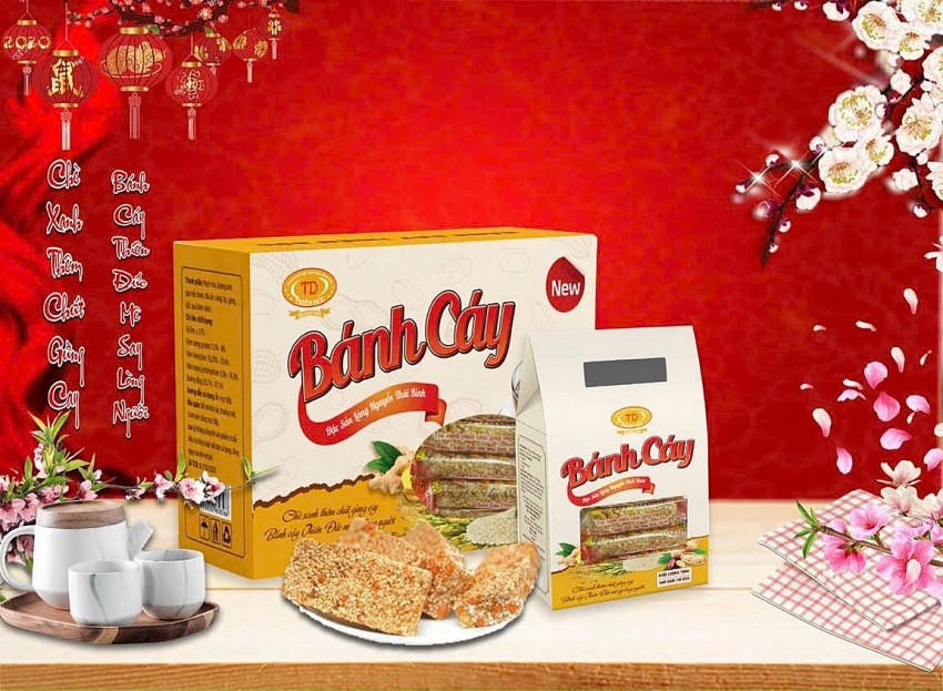 Bánh cay được bán trong nước và xuất khẩu