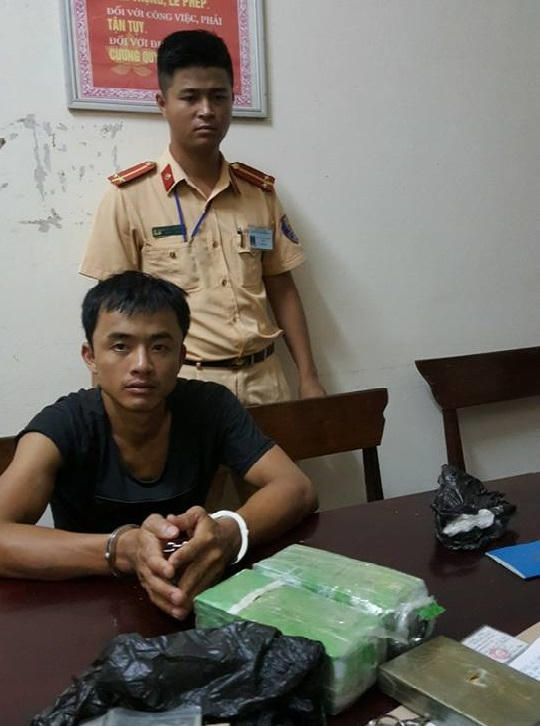 Đối tượng Võ Văn Hà, kẻ thuê ô tô sang Hà Tĩnh buôn bán ma túy đã bị bắt giữ.