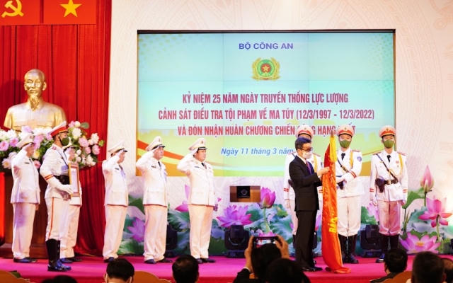 Cục Cảnh sát điều tra tội phạm về ma túy, Bộ Công an đón nhận Huân chương Chiến công hạng Nhất