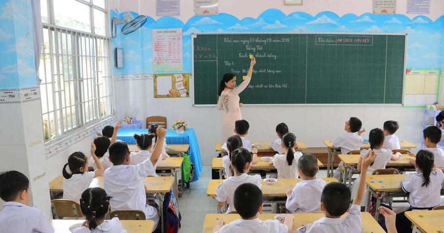 Phụ huynh hãy để mỗi ngày đến trường là một ngày vui của trẻ. (Ảnh minh họa: H.T)