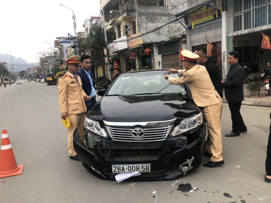 Hiện trường vụ tai nạn giao thông