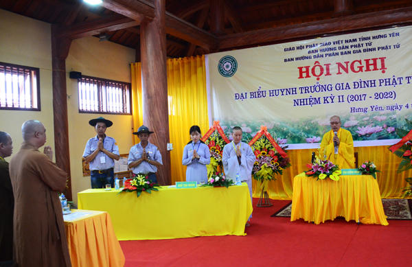 Hội nghị Huynh trưởng Gia đình Phật tử nhiệm kỳ II (2017- 2022) tại Hưng Yên.
