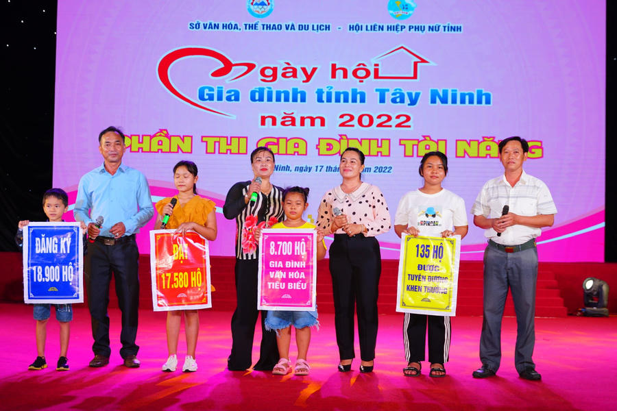 Ngày hội gia đình tỉnh Tây Ninh năm 2022 do Sở VHTT&DL tổ chức.
