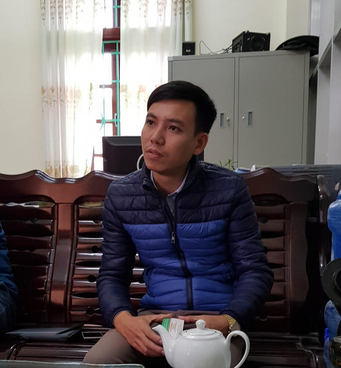 Ông Nguyễn Ngọc Đăng chuyên viên phòng TNMT