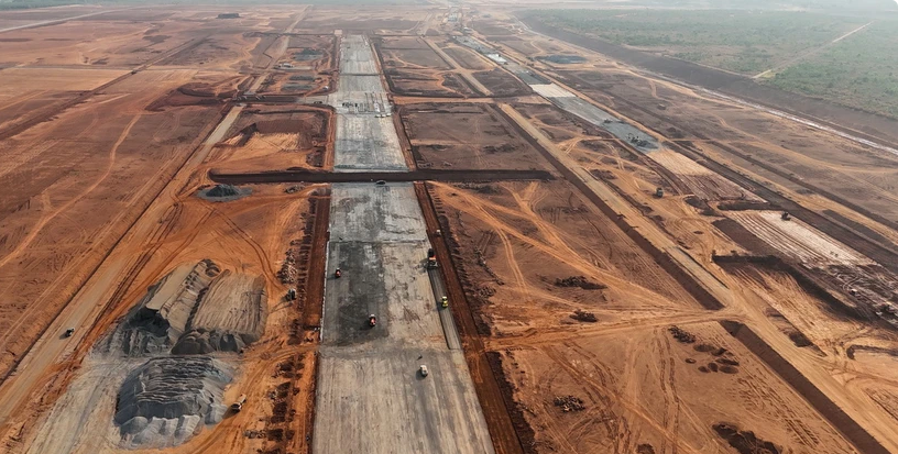 Nhà ga và đường băng sân bay Long Thành