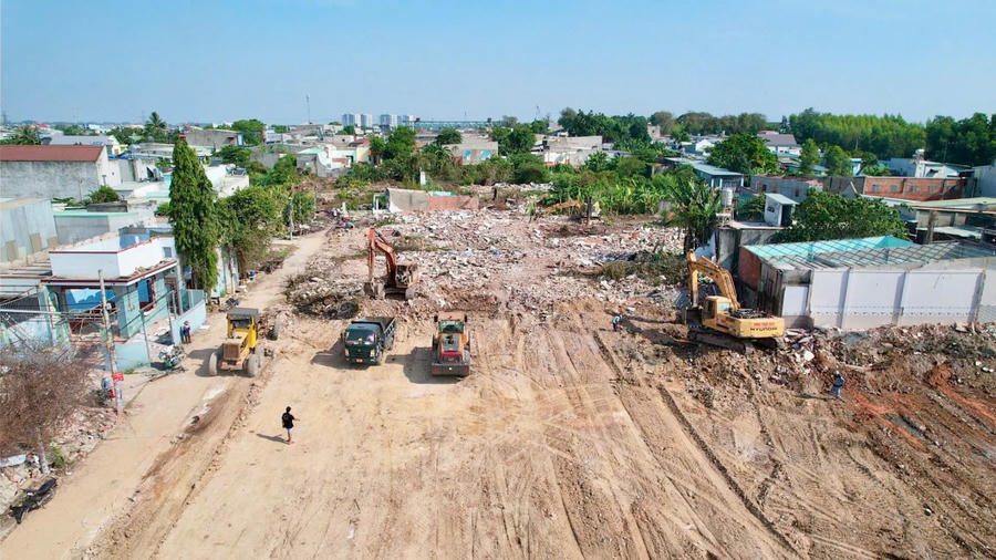 Bí thư Thành ủy Biên Hòa Hồ Văn Nam cho biết, đến nay địa phương đã cơ bản hoàn thành công tác giải phóng mặt bằng, chỉ còn 4 hộ dân chờ bốc thăm đất tái định cư.