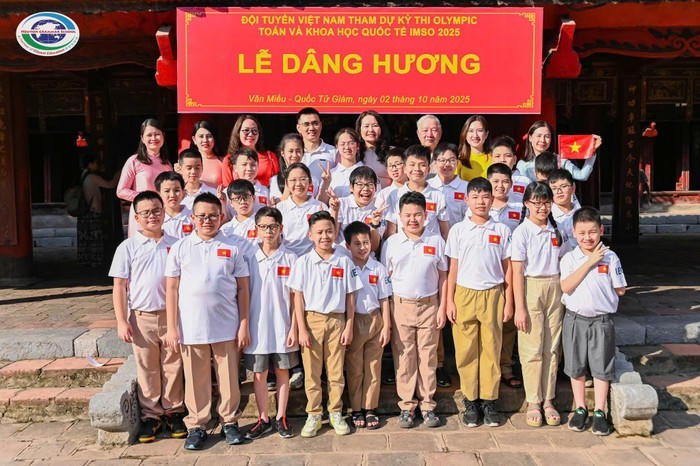 Đội tuyển Việt Nam tham dự kỳ thi OLYMPIC Toán và Khoa học quốc tế IMSO 2025.