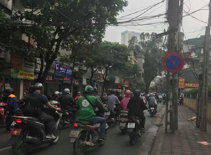 Đoạn đường nơi phát hiện người phụ nữ tử vong.