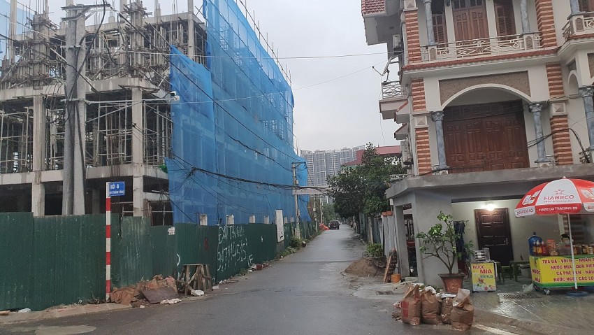 Khu nhà ở thấp tầng tại thị trấn Trâu Quỳ, huyện Gia Lâm.