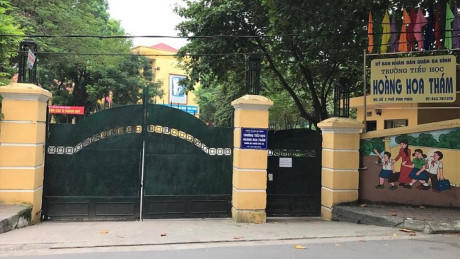 Trường Tiểu học Hoàng Hoa Thám, quận Ba Đình, Hà Nội.