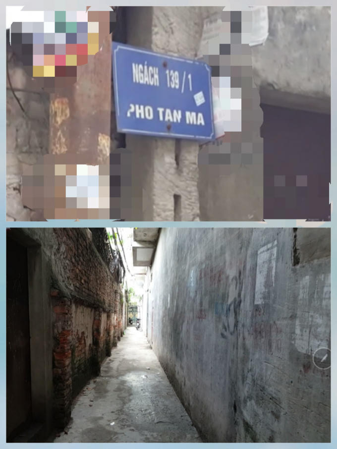 Lối vào xưởng nhôm Quyết Thắng chiều rộng chưa đến 1m.
