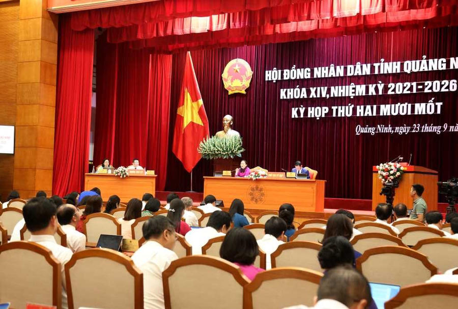 Quang cảnh kỳ họp. (Ảnh: Cổng TTĐT Quảng Ninh)