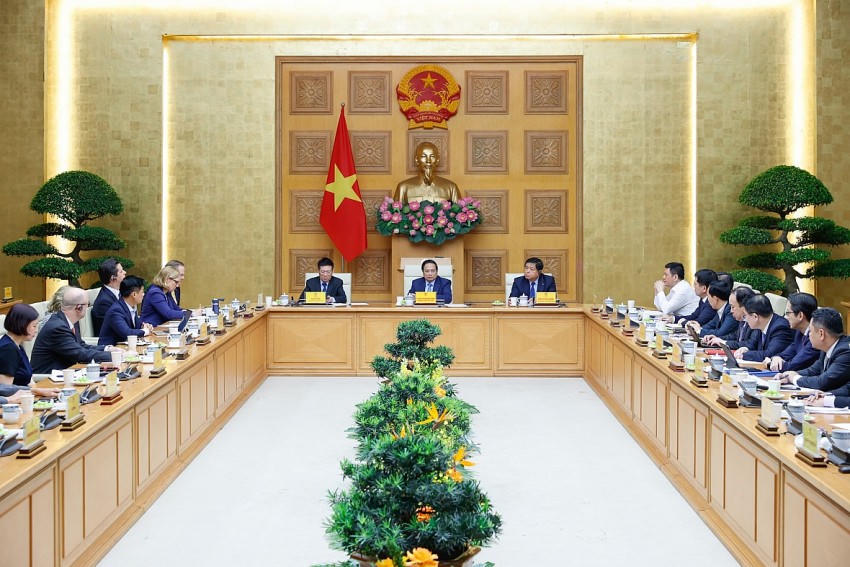 Toàn cảnh buổi làm việc. Ảnh: VGP