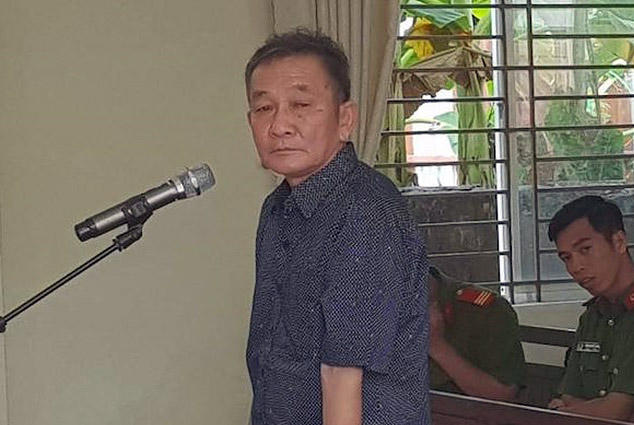 Bị cáo Nguyễn Hoàng Năm tại toà.