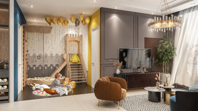 Góc vui chơi trong căn hộ