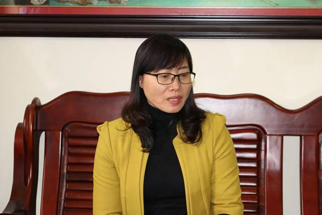 Bà Bùi Thị Minh Thu – Hiệu trưởng trường Tiểu học Nguyễn Trãi (Hà Đông, Hà Nội).