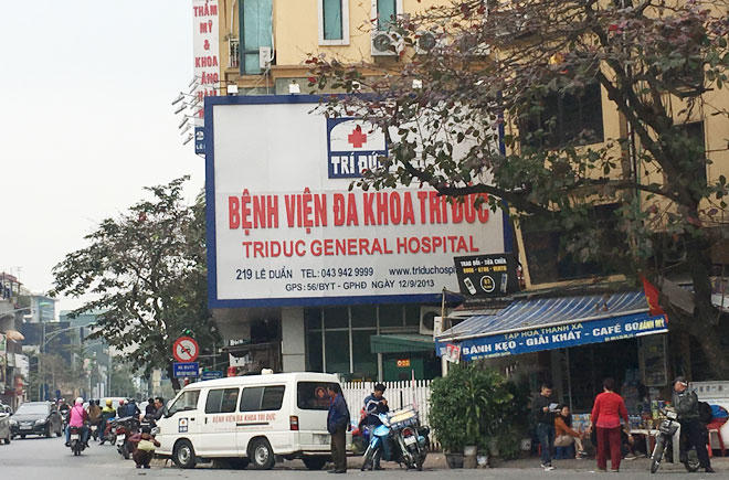 Bệnh viện đa khoa Trí Đức Hà Nội.