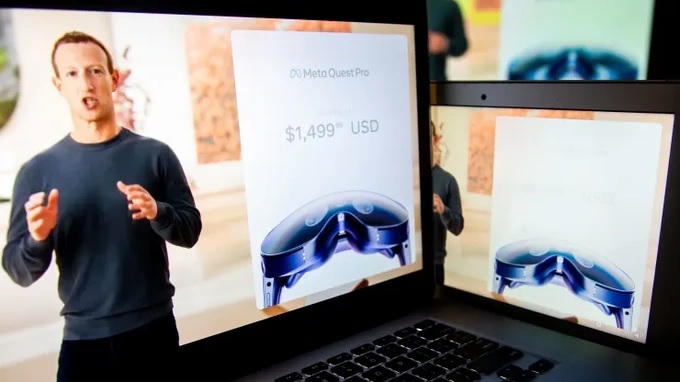 Giá cổ phiếu của Meta đã giảm xuống mức thấp nhất kể từ năm 2016 (Ảnh: CNBC).