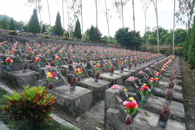 Nghĩa trang Liệt sỹ Quốc gia Vị Xuyên, Hà Giang (Ảnh: Tiến Vũ).
