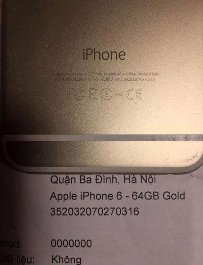 Ban đầu điện thoại của chị sử dụng bình thường, chỉ bị vỡ màn hình.