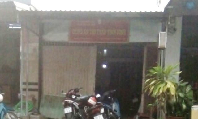 Trụ sở Công an thị trấn Thới Bình (huyện Thới Bình, tỉnh Cà Mau), nơi ông Nghị công tác. (Ảnh: CTV)