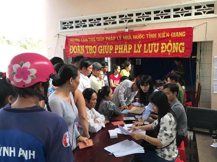 Trợ giúp pháp lý lưu động tại huyện đảo Kiên Hải, Kiên Giang