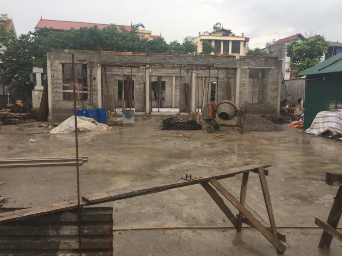 Diện tích đất ao của cụ Nghị trước đây được cho là đã công hữu vào Hợp tác xã Văn Trì.