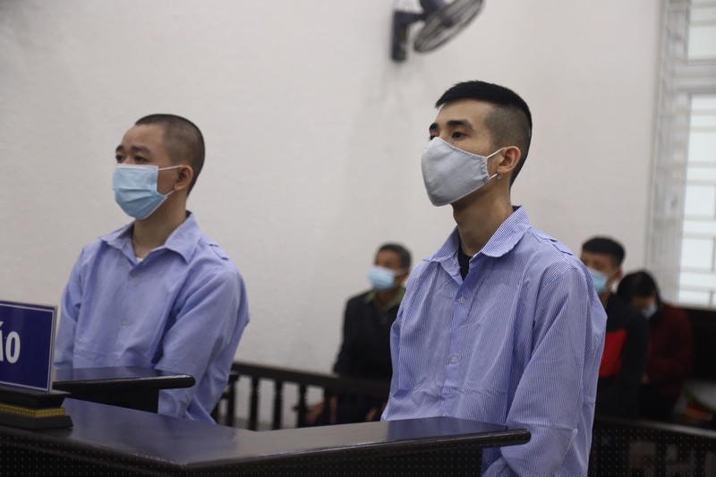 Các bị cáo tại tòa
