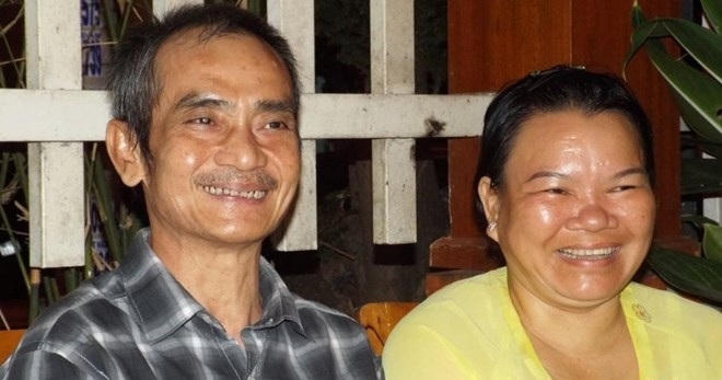 Ông Huỳnh Văn Nén và người thân