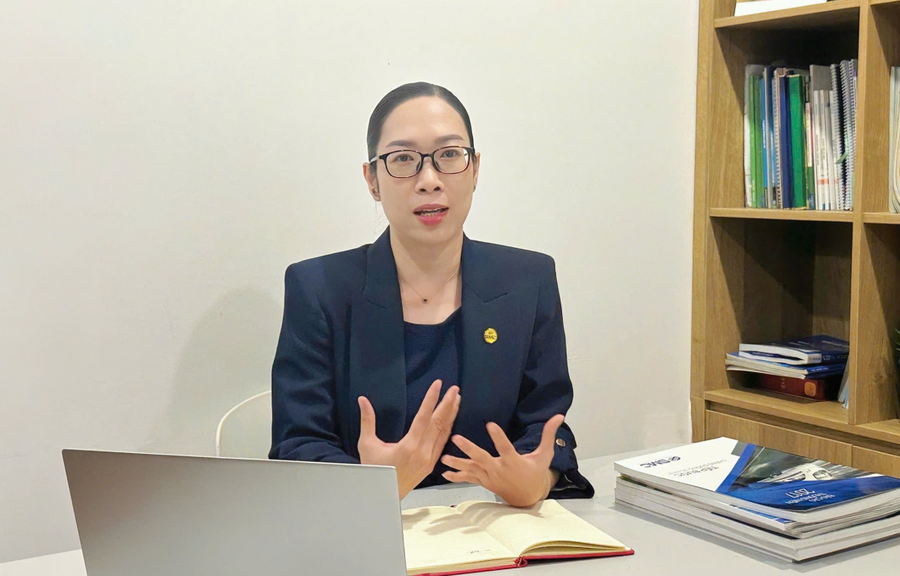 Bà Nguyễn Ngọc Ý Nhi Phó Chủ tịch Hội đồng Quản trị kiêm Phó Tổng Giám đốc phụ trách khối tài chính - kế toán Công ty Cổ phần Đầu tư Thương mại SMC.