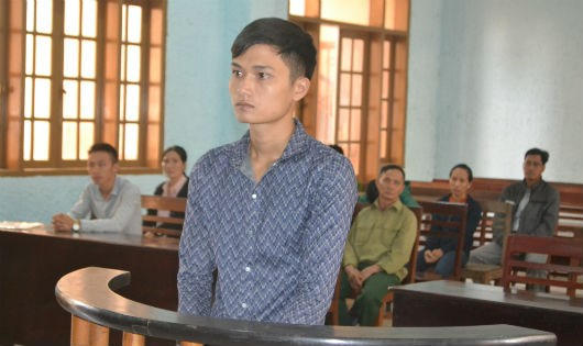 Bị cáo Nguyễn Văn Thành tại phiên tòa phúc thẩm ngày 6/7/2017.