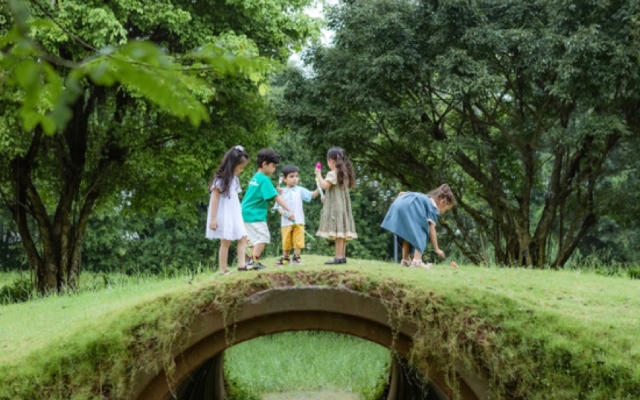 Sống ở Ecopark, trẻ có tuổi thơ gần gũi thiên nhiên