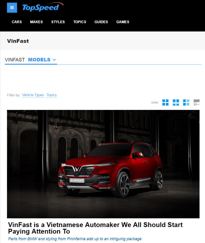 Truyền th&ocirc;ng quốc tế: VinFast l&agrave; start up &ocirc; t&ocirc;&hellip; nhanh nhất thế giới