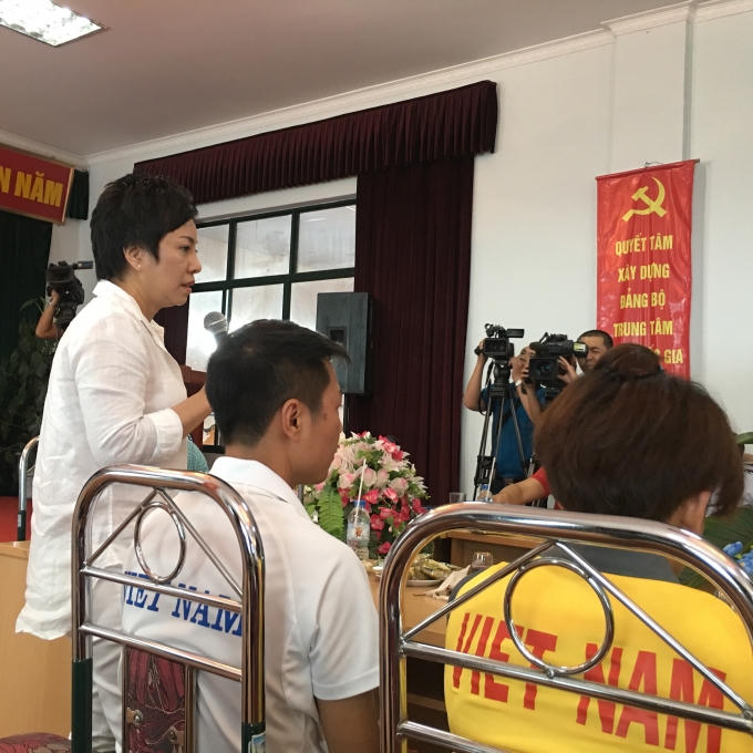 HLV Nguyễn Thị Nhung(Bắn súng) khẳng định: Không có chuyện Giám đốc tư lợi tiền chấm công của VĐV