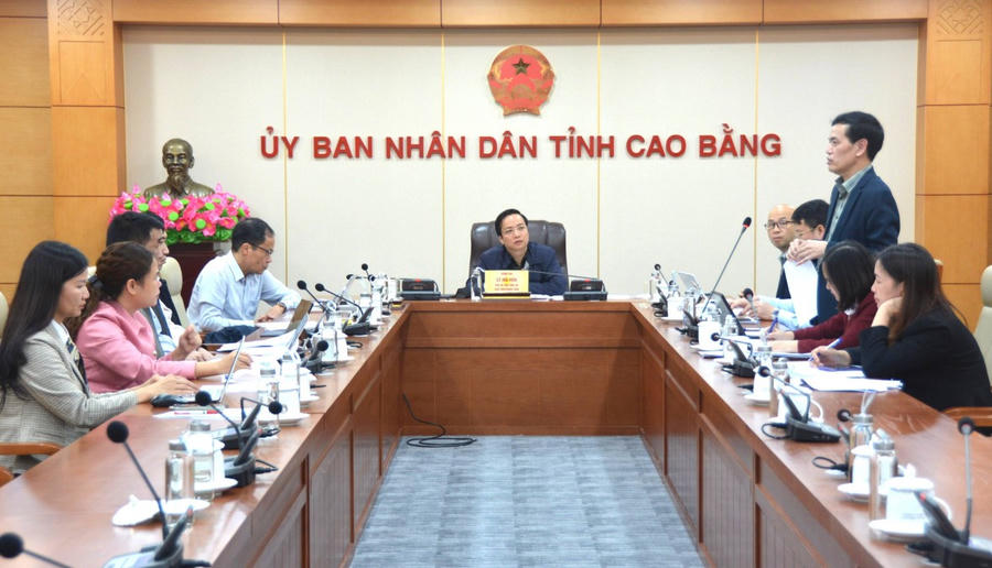 Các đại biểu dự cuộc họp.