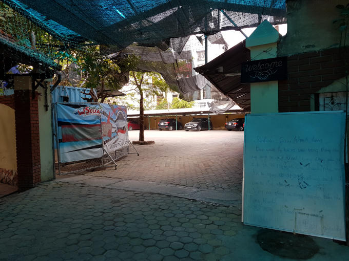 B&atilde;i tr&ocirc;ng giữ xe h&igrave;nh th&agrave;nh tại &ocirc; đất 76 Nguyễn Ch&iacute; Thanh.