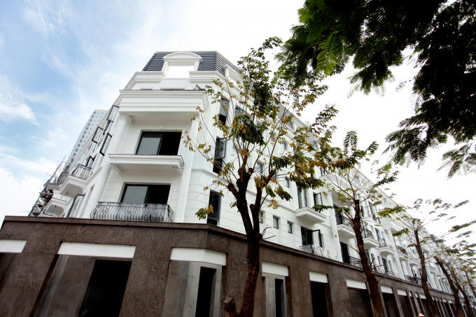 Nhà phố thương mại The Vitoria thiết kế theo phong cách Châu Âu.