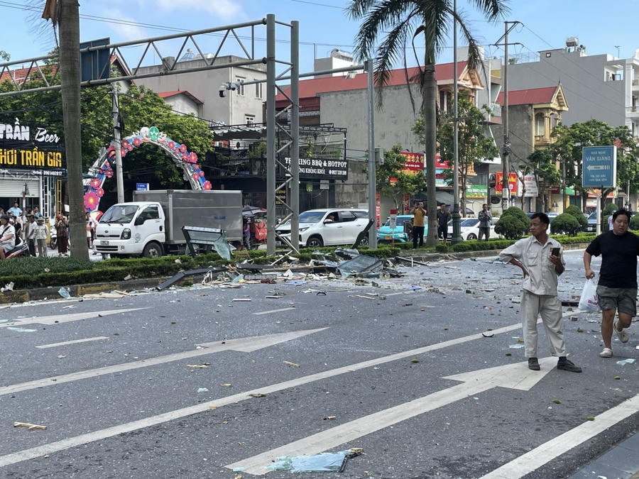 Hiện trường xảy ra vụ việc