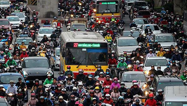 Đề xuất cấm xe máy gây tranh cãi (hình minh họa)