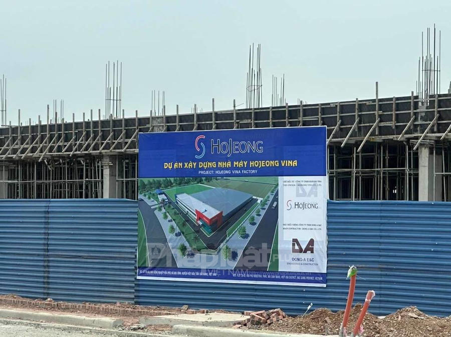 Dự án Nhà máy Hojeong Vina.