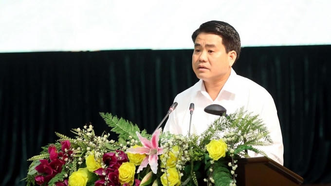 Chủ tịch UBND TP Hà Nội Nguyễn Đức Chung. (Ảnh: Ngọc Thắng)