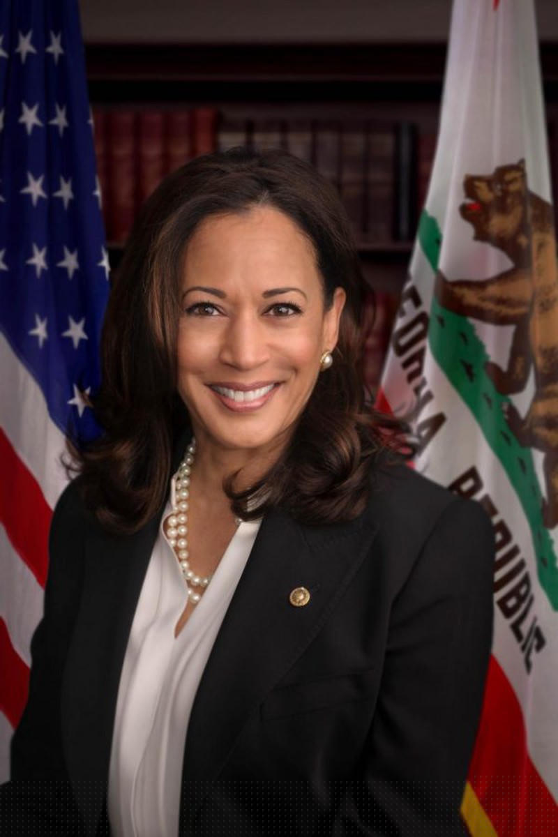 Chân dung Phó Tổng thống Kamala Harris.  